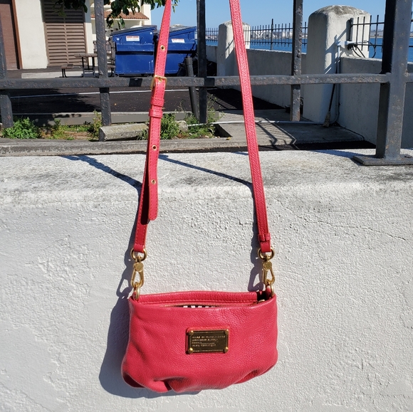 SOLD‼️Marc Jacobs Percy Q Pink Leather Crossbody - Picture 3 of 8